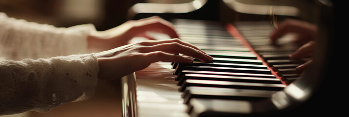 Pianist's Day. people are playing the piano. musical instrument