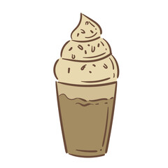 Retro Elements Glace Coffee