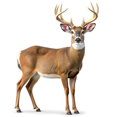 Fototapeta premium deer isolated on white background