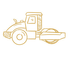 Engineering vehicle Double Drum Rollers 