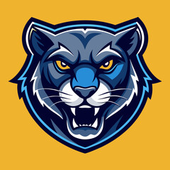 Panther Logo Vector Art Illustration