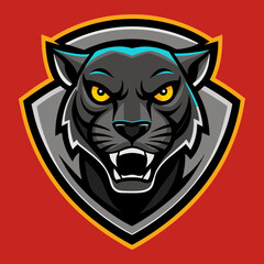 Panther Logo Vector Art Illustration