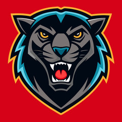 Panther Logo Vector Art Illustration