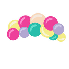Birthday Party Balloons Decoration