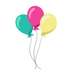Birthday Party Balloons Decoration
