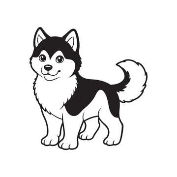 recommend clip art: baby Alaskan Malamute