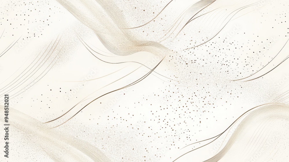 Poster this elegant minimalistic design showcases fine lines and subtle dots, making it perfect for creatin