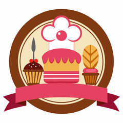 Patisserie Logo Vector Art
