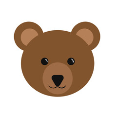 Animal Baby Face Elements Bear