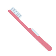 Bathroom Element Set Pink Toothbrush
