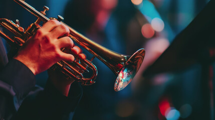 Fototapeta premium The Granada Jazz Festival. a holiday in Spain. street jazz.