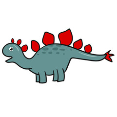 Obraz premium Dinosaur Stegosaurus