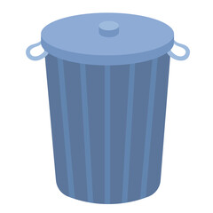 Home Cleaning Tools Blue Rubbish Bin