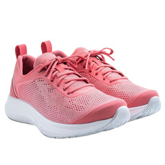 Stylish pink athletic shoes designed for comfort and performance, perfect for workouts and casual outings.