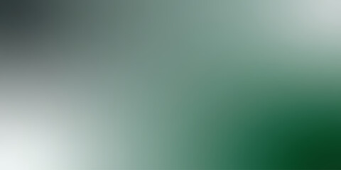 Color gradient background abstract blur dark green white gradation vector illustration
