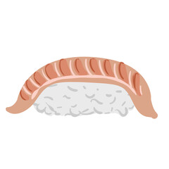 Hand Drawn Bincho Sushi