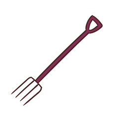 Gardening Doodle Pitch Fork