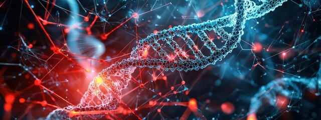 A close-up of CRISPR technology at work, where a microorganism DNA is being edited in real-time by glowing molecular scissors, symbolizing the cutting-edge of genetic engineering
