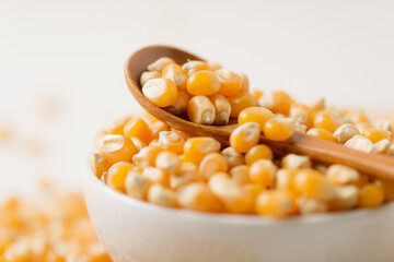 Dried corn grains