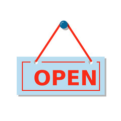 E-Commerce Icon Open Sign
