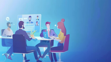 worldwide communication by using video conference