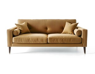 Obraz premium a sofa on a white background create with ai