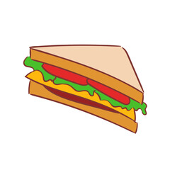 Fast Food Sandwich