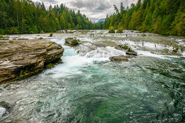 Nymph Falls on the Puntledge River