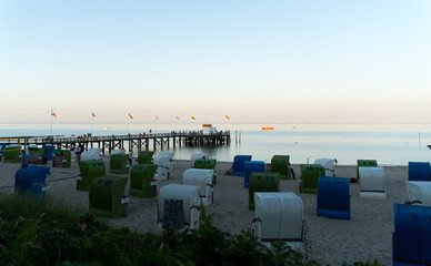 Obraz premium Wyk beach on the island of Föhr in northern Germany