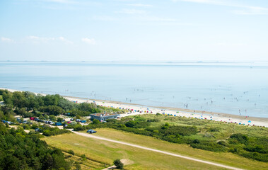 Föhr Island in Northern Germany from the air