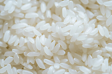 close-up shot of white rice