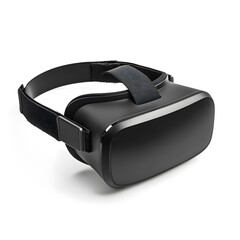 VR glasses isolated on white	