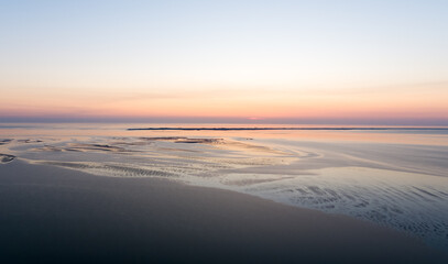 Föhr Island in Northern Germany from the air