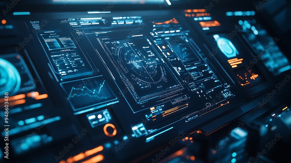 Aufkleber digital space exploration: navigate cosmic realms with advanced virtual reality.