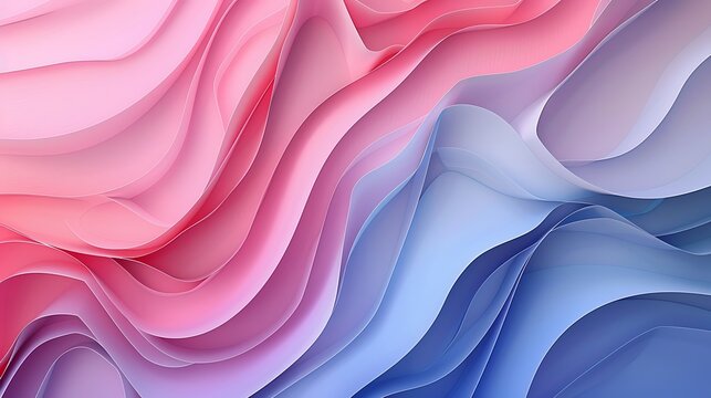 Modern abstract backgrund in paper craft style. Modern abstract backgrund in linearts, with gradient, pink and blue color