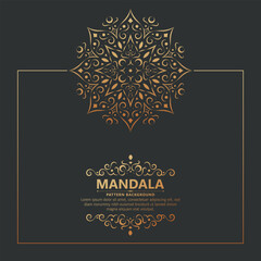 Luxury ornamental mandala background with arabic islamic east pattern style premium
