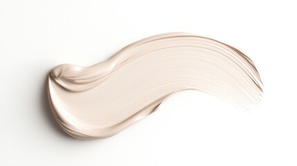 Soft cream color palette, neutral and calming hues, minimalistic swatch, isolated on white background