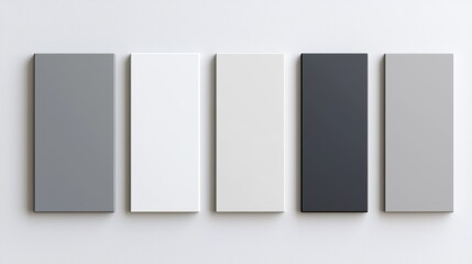Soft cream color palette, neutral and calming hues, minimalistic swatch, isolated on white background