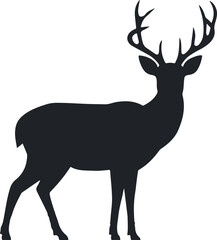 deer silhouette vector