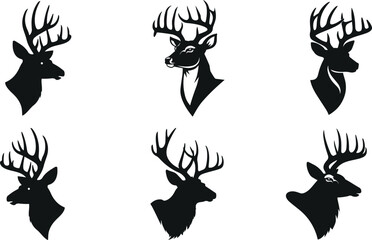 deer silhouette vector