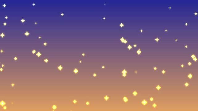 Background with rising diamond-shaped glitter, 4k 02