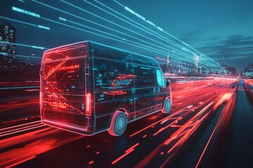 Selfdriving vans are set to transform urban delivery systems, leveraging advanced GPS tracking and a userfriendly app for efficient package distribution and logistics management