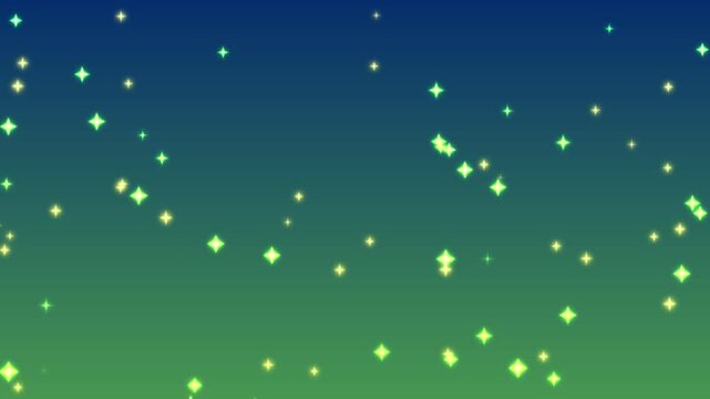 Background with rising diamond-shaped glitter, 4k 04