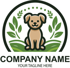 vector pet logo design 