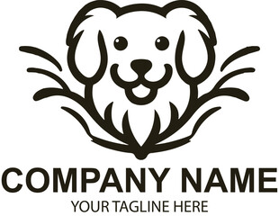 vector pet logo design 