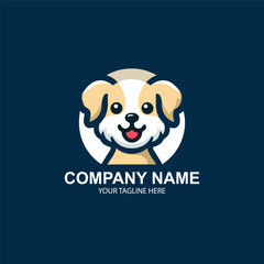 vector pet logo design 