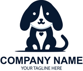 vector pet logo design 