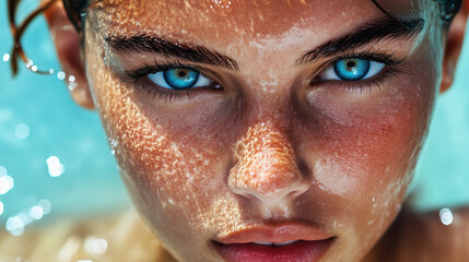 Fototapeta premium close up portrait of a person