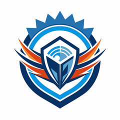 Modern Logo Design - White Background Vector Illustration