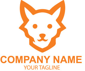 vector pet logo design 